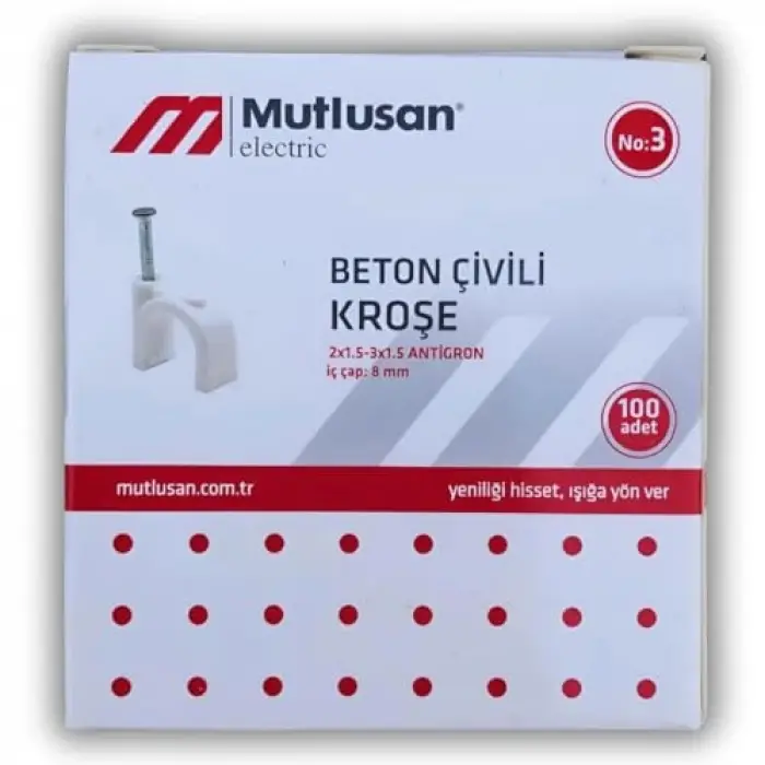 Çivili Kroşe 3 No 100lü Paket