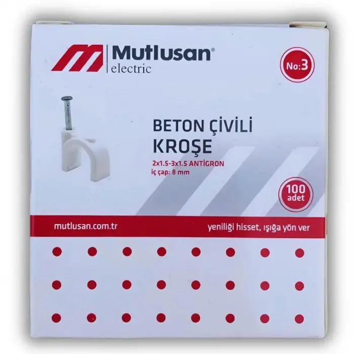 Çivili Kroşe 3 No 100lü Paket