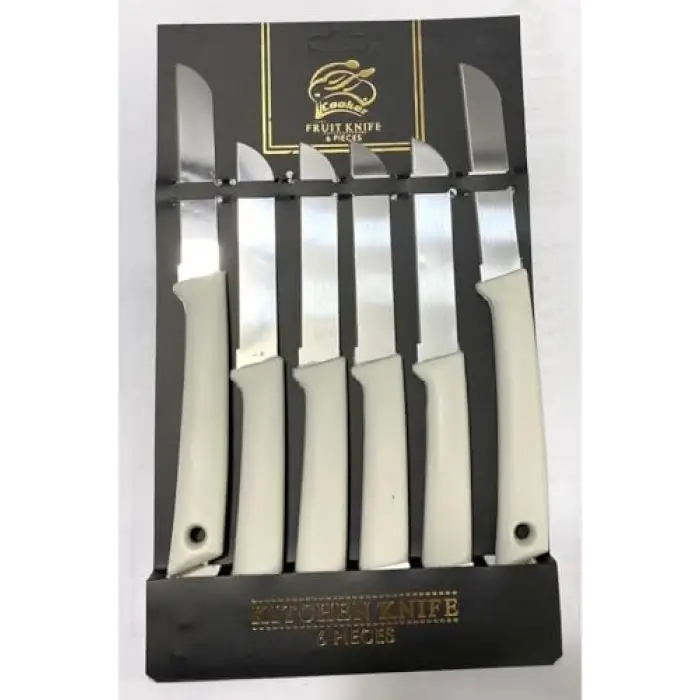 Ckr-2959 6lı Meyve Bıçağı Sarı