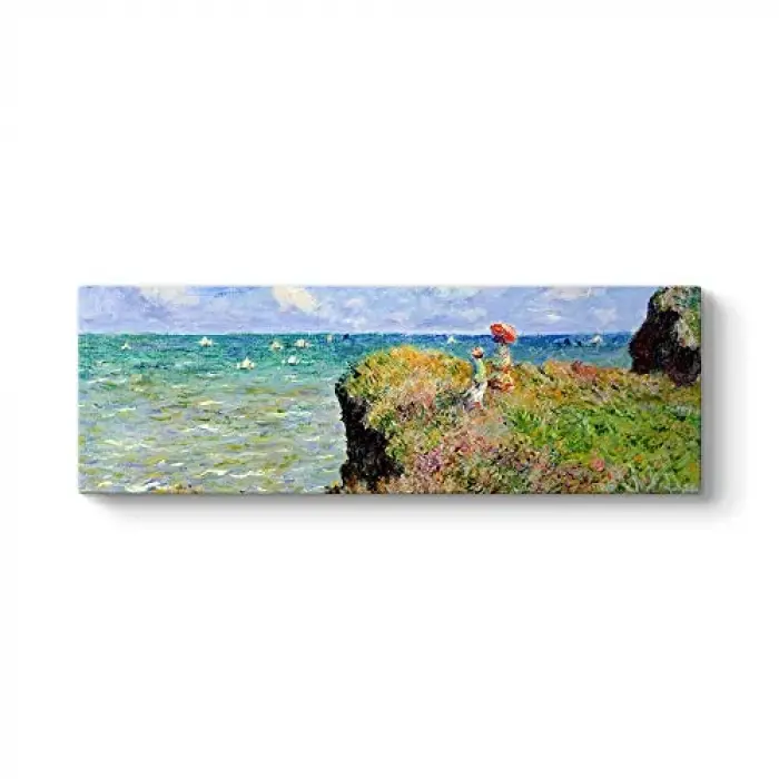 Claude Monet - Landscape Tablosu 90 x 30