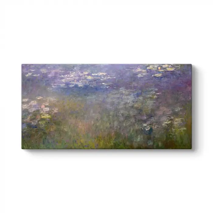Claude Monet - Nilüfer Göleti Tablosu 160 x 80