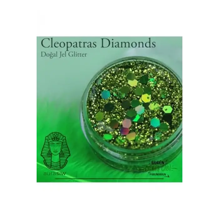 Cleopatras Diamonds - Jel Formlu Doğal Glitter