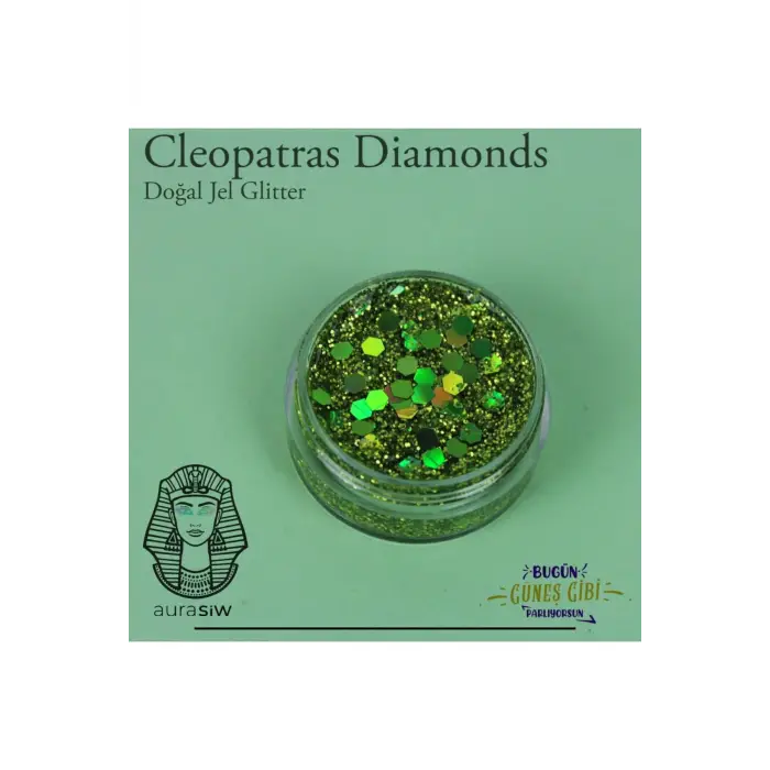 Cleopatras Diamonds - Jel Formlu Doğal Glitter