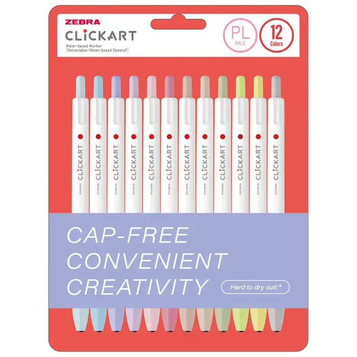 Clickart Market Pen PL 12li set