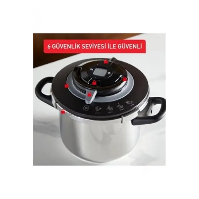 Clipso+ Chef Düdüklü Tencere - 6 Litre
