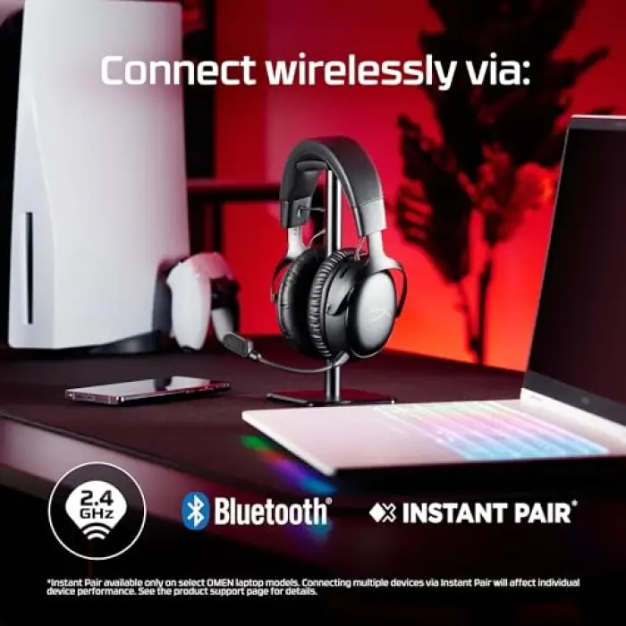 Cloud III S Wireless Black Gaming Headset Kablosuz Oyuncu Kulaklığı