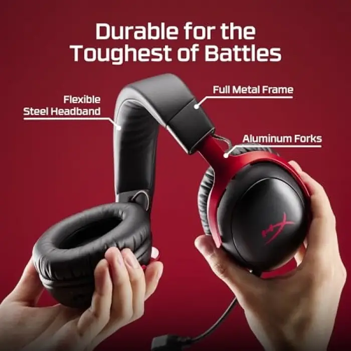 Cloud III S Wireless Black Gaming Headset Kablosuz Oyuncu Kulaklığı
