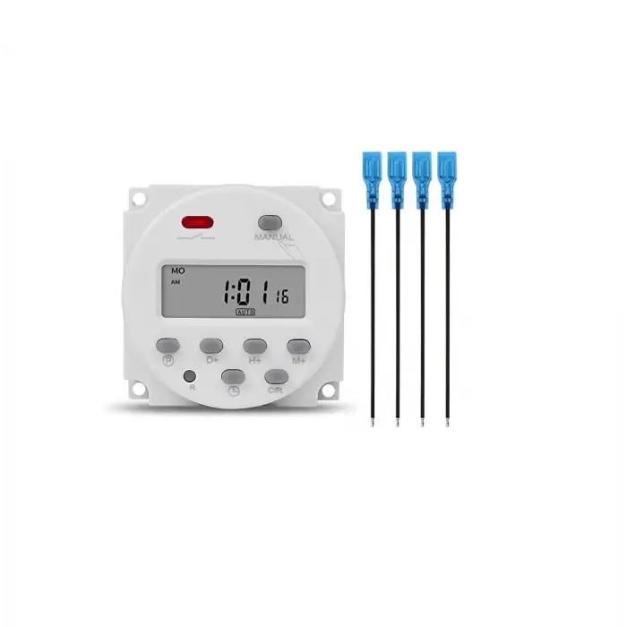 CN101A Programlanabilir Haftalık Gecikmeli Zaman Rölesi 12V