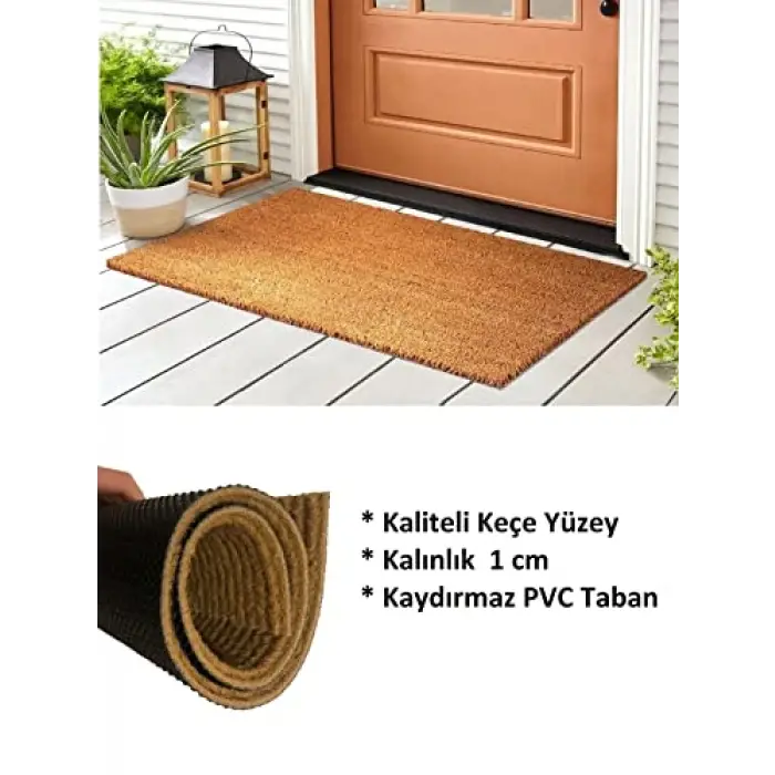 Coco Dekoratif Dış Kapı Önü Paspası