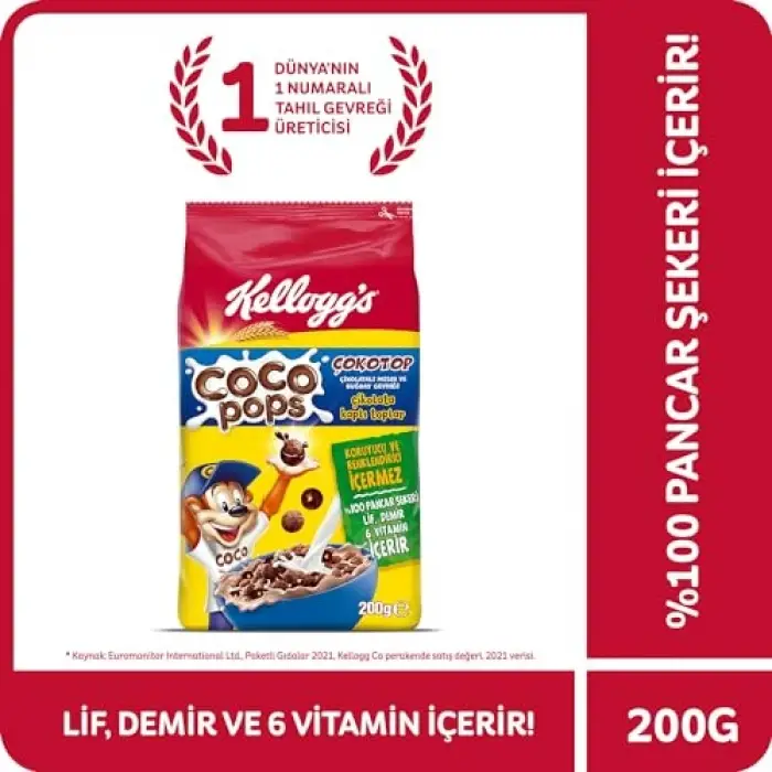 Coco Pops Çokotop 200 g 2li paket