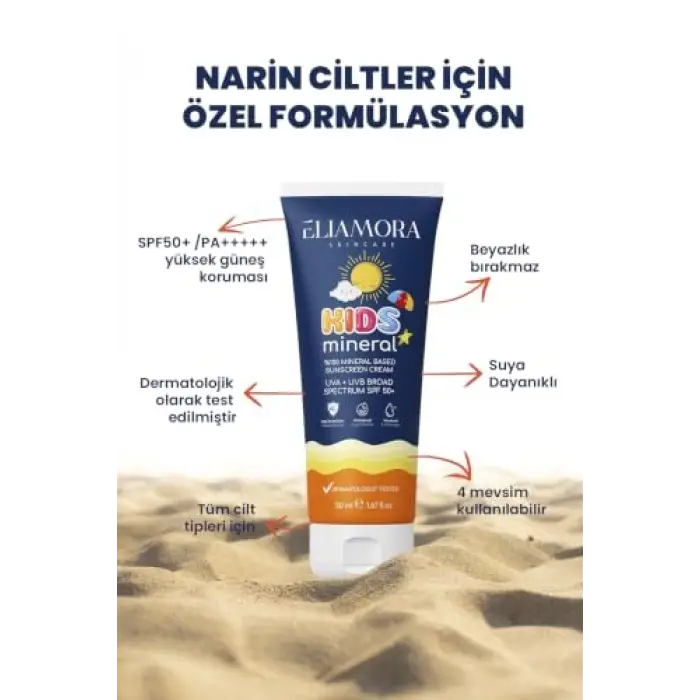 Çocuk Güneş Kremi 50 SPF
