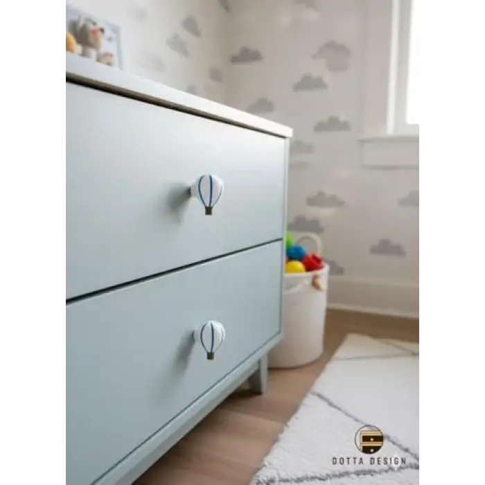 Çocuk Odası Kulpları, Mavi Balon Kulp (Tekli)