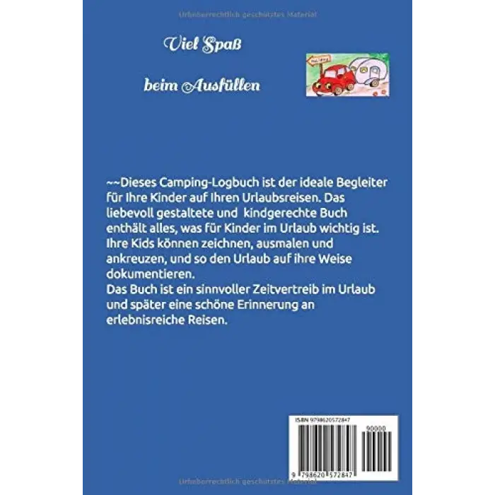 Çocuklar için Kamp Günlüğü: Karavan