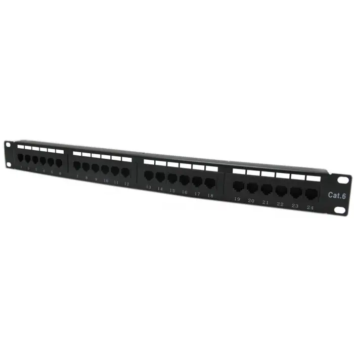 COD624 Cat6 modüler patch panel, 1U ve 24 port