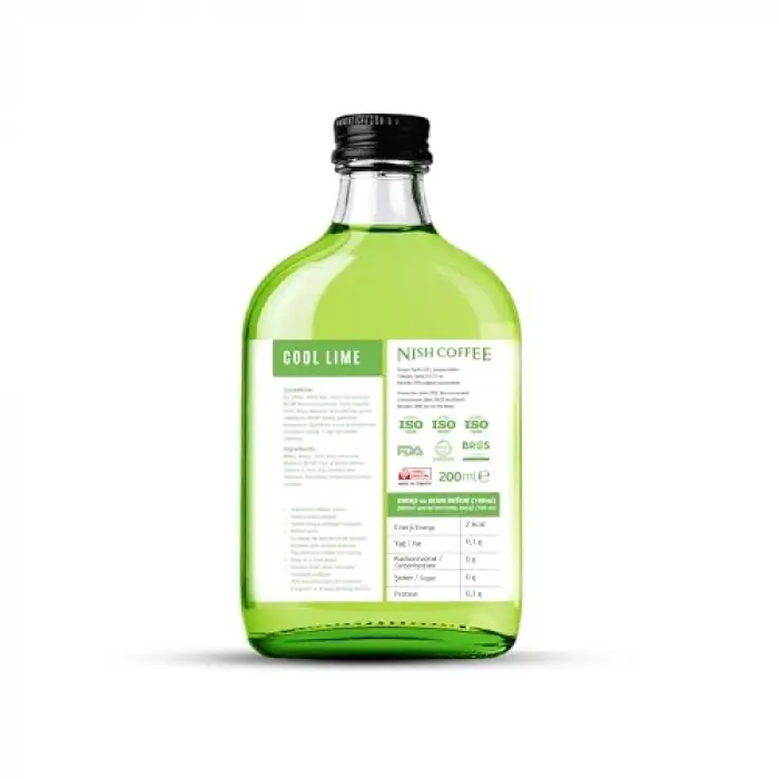 Coffee Cold Brew Lime Aromalı İçecek 200 ML, Cam Şişe