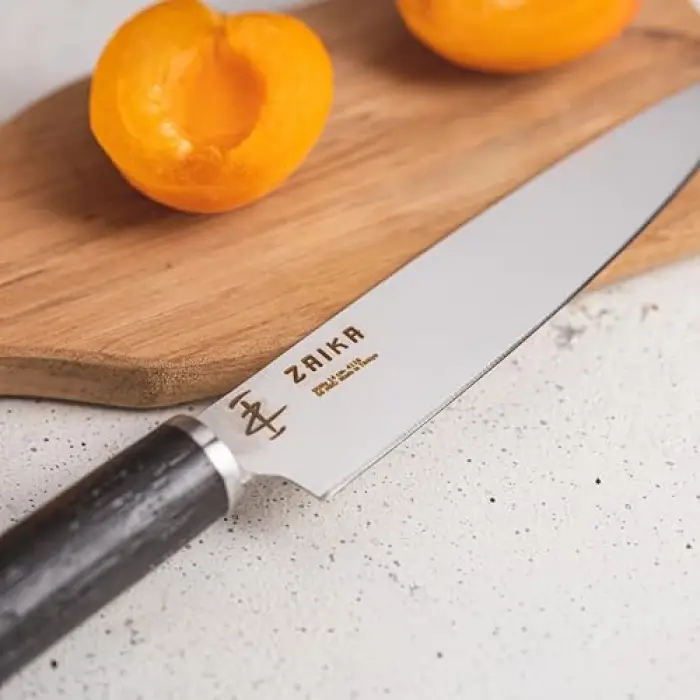 Çok Amaçlı Mutfak Bıçağı, Venge Ağacı Ahşap Sap, Paslanmaz Çelik, 14 cm