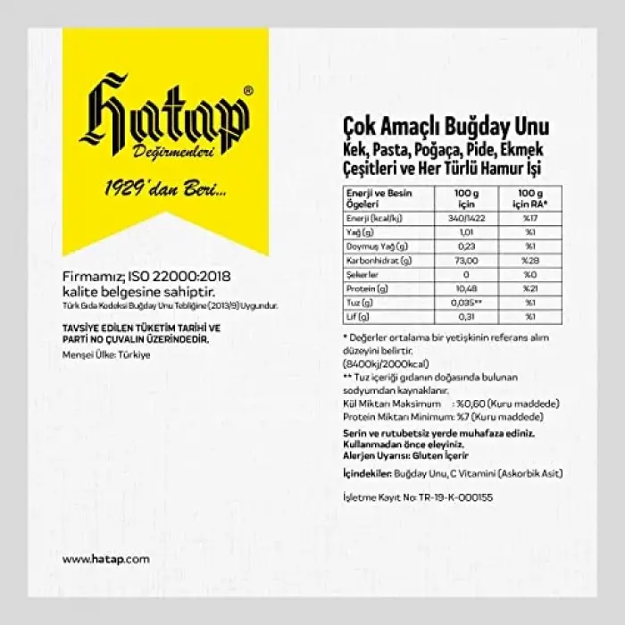 Çok Amaçlı Un 4 KG