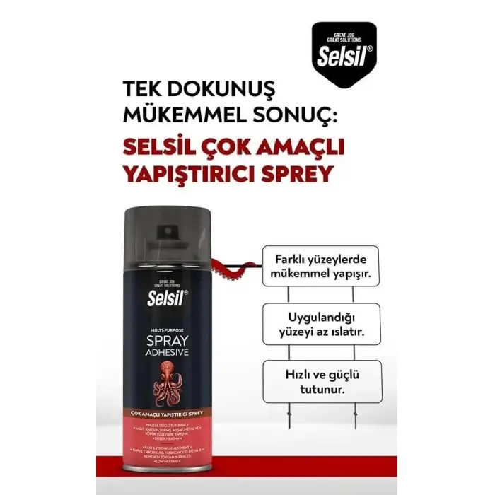 Çok Amaçlı Yapıştırıcı Sprey