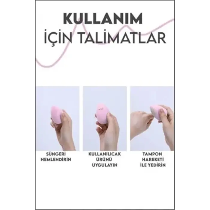 Çok Renkli 6lı Makyaj Süngeri Seti