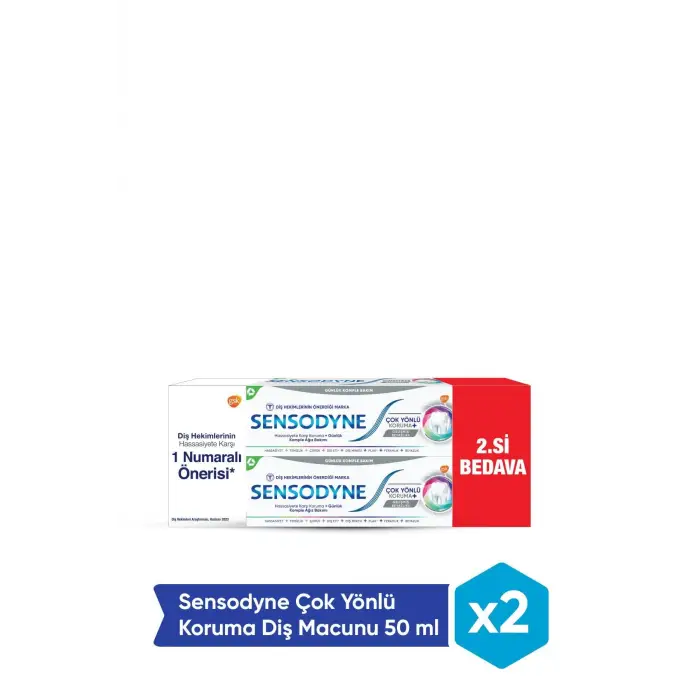 Çok Yönlü Koruma Diş Macunu, 50 ml, 2li