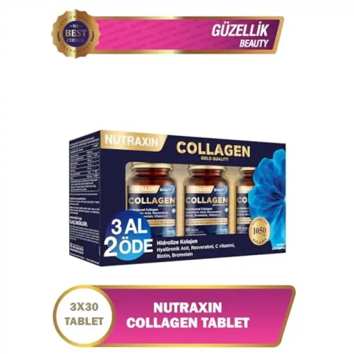Collagen, 30 tablet; 3 al 2 öde
