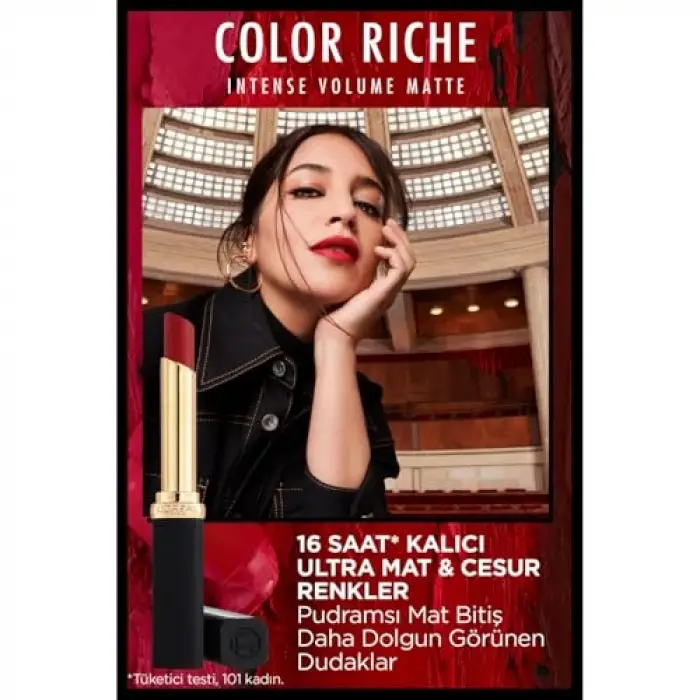 Color Riche Intense Volume Matte Ruj - 346 Rouge Determination