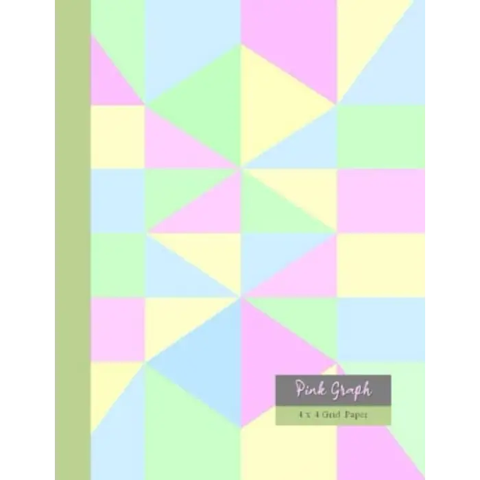 Colored Graph Paper: Pınk Paper Math Notebook | 4x4 Squares Per Inch Soft Grıd For Applıed Mathematıcal & Scıence Projects | Back-to-school Students