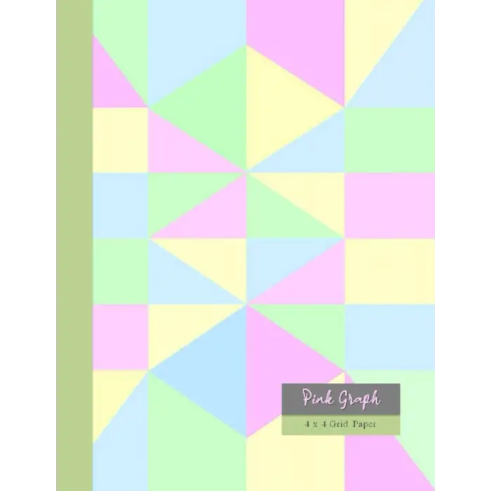 Colored Graph Paper: Pınk Paper Math Notebook | 4x4 Squares Per Inch Soft Grıd For Applıed Mathematıcal & Scıence Projects | Back-to-school Students