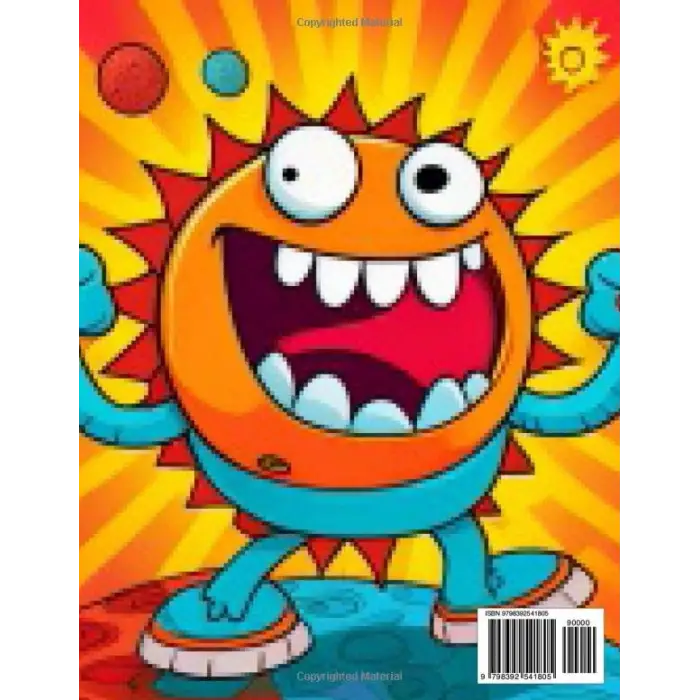 Coloring pages funny monsters from Mars from 0 to 8 years old