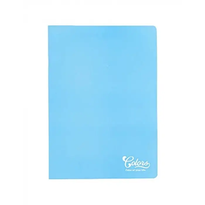 Colors A5 60 Yaprak Çizgili Defter, Mavi