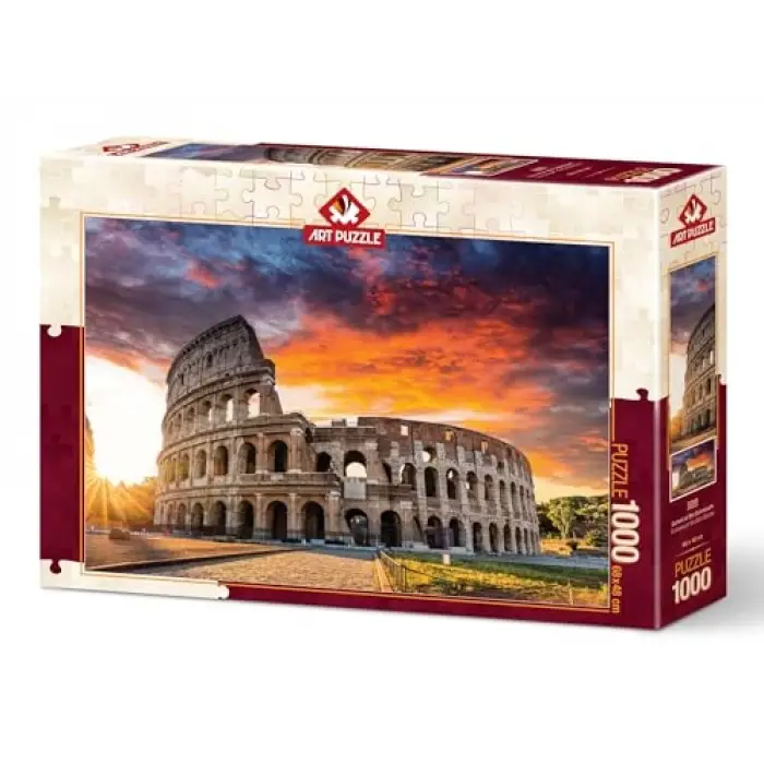 Colosseumda Gün Batımı 1000 Parça Puzzle