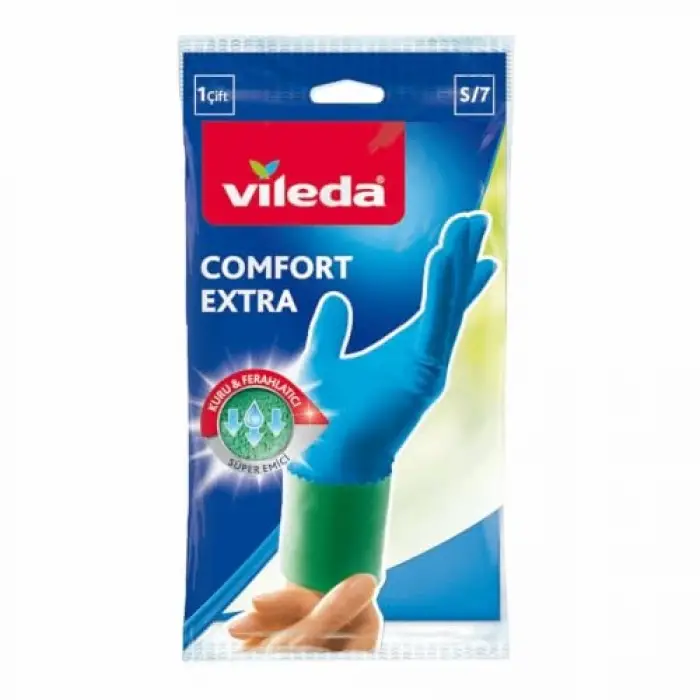 Comfort Extra Eldiven,%100 Doğal Lateks, S
