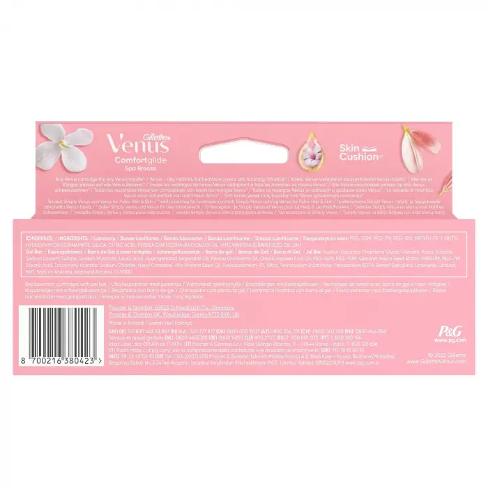 Comfortglide SpaBreeze Kadın Yedek Tıraş Başlığı, 6 Adet