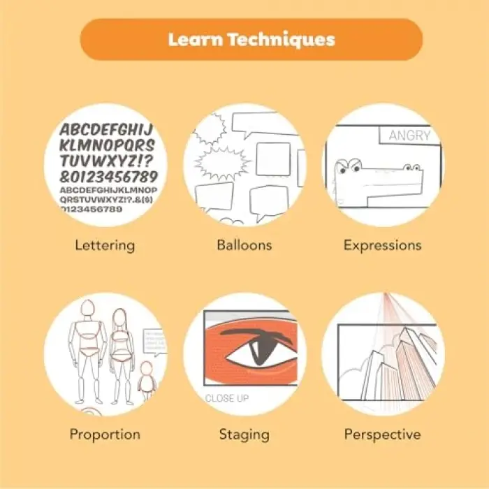 Comic Book Kit, Practice Plan Create