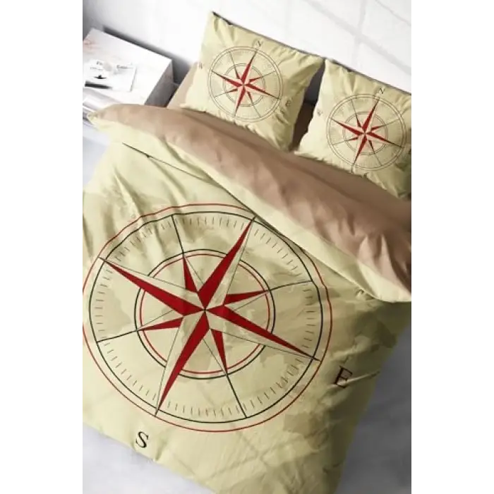 Compass Klasik Çift Kişilik Nevresim Takımı, monohome3657