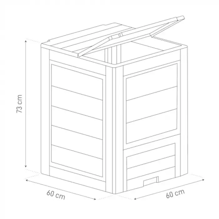 Composter Ambition Line Black