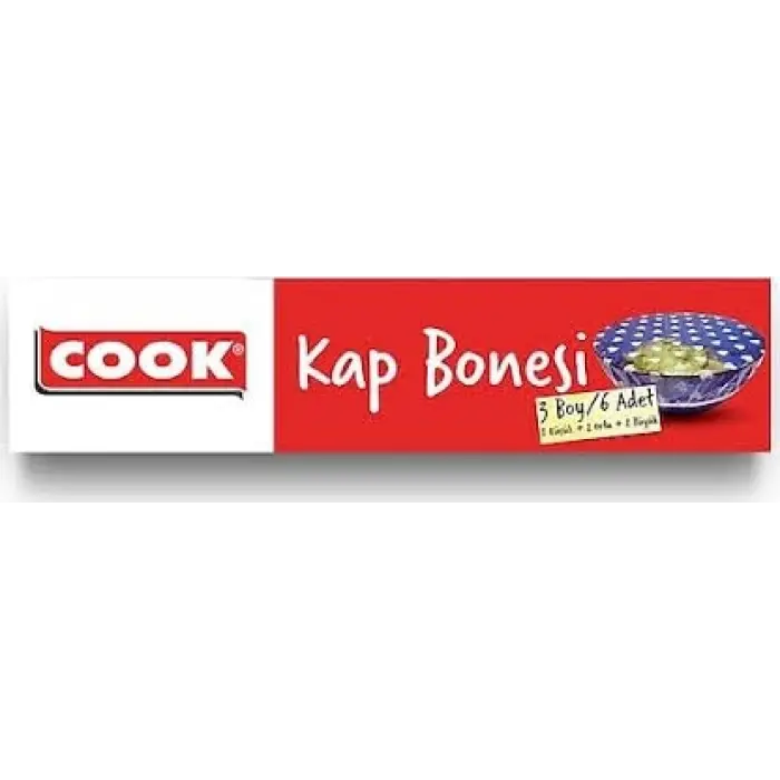 Cook Kap Bonesi 3 Boy 6 Adet