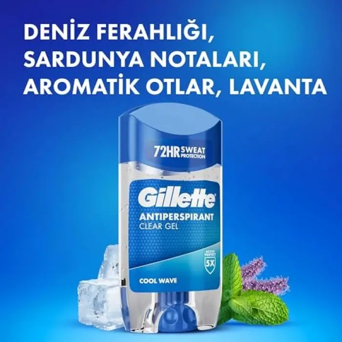 Cool Wave Terlemeyi Önleyici Şeffaf Jel Deodorant 70 ml
