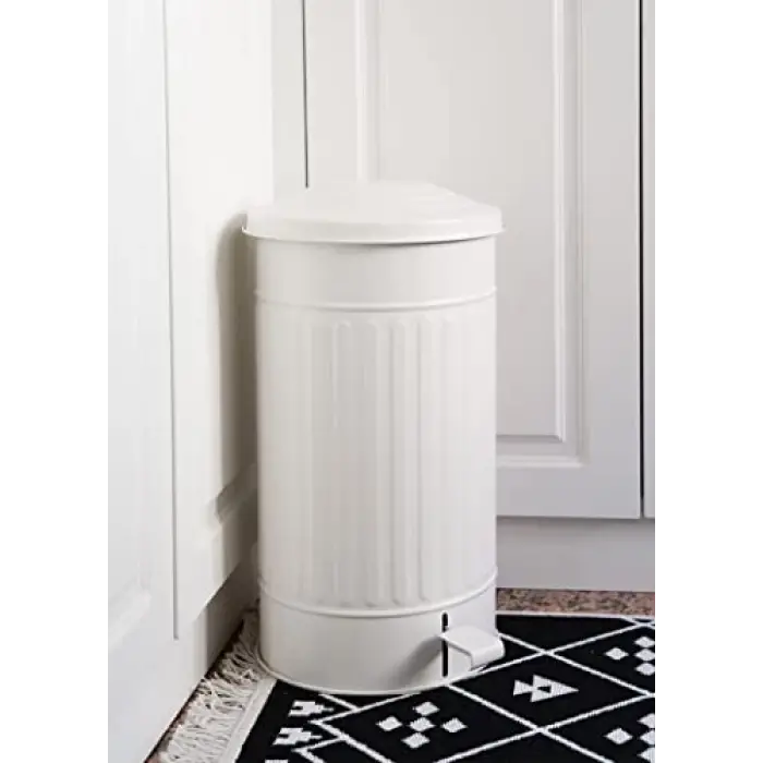 Çöp Kovası Mutfak 24 Lt Beyaz