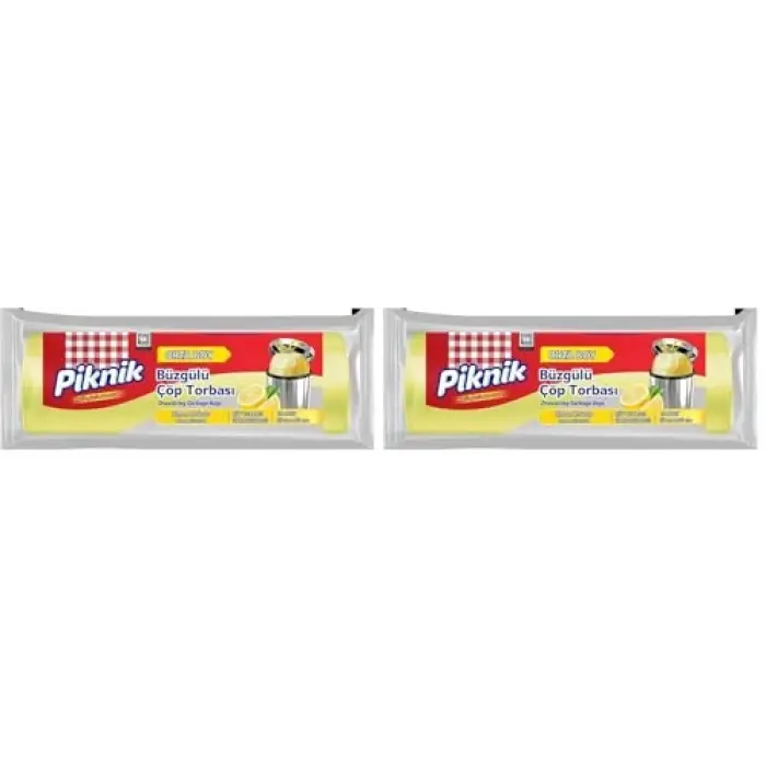Çöp Torbası Büzgülü Orta 15li Limon 2106