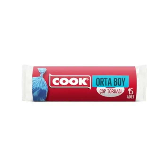 Çöp Torbası Orta Boy 55 x 60 cm (15 Adet/Rulo)