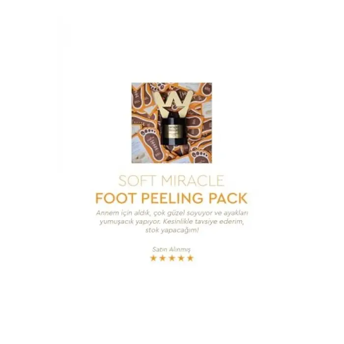 Çorap Tipi Ayak Peeling Maskesi, 2li