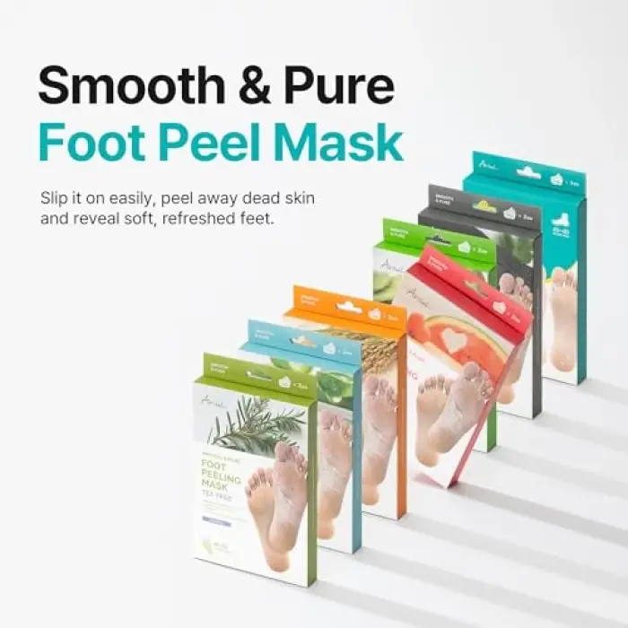 Çorap Tipi Deri Yumuşatan Ayak Peeling Maskesi, 2 Çift