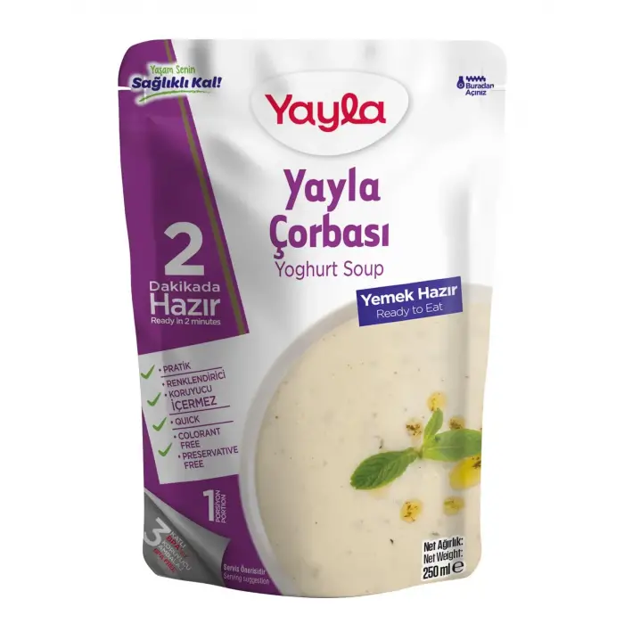 çorbası, 250 g tekli paket
