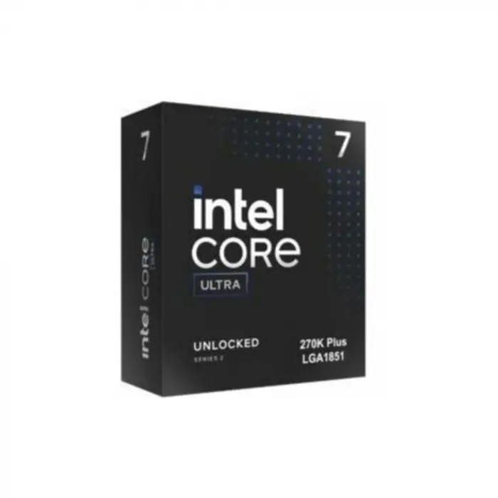 Core™ Ultra 7 İşlemci 270K Plus 24 çekirdek (8 P çekirdeği + 16 E-çekirdek) 5,5 GHze kadar