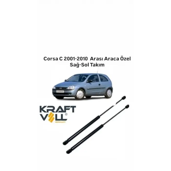 Corsa C 2001-2011 Sağ-Sol Takım Bagaj Amortisörü