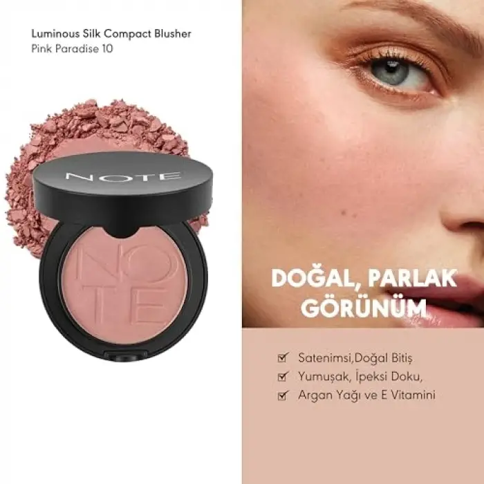 Cosmetics Luminous Silk Compact Blusher 10 Pink Paradise Toz Allık
