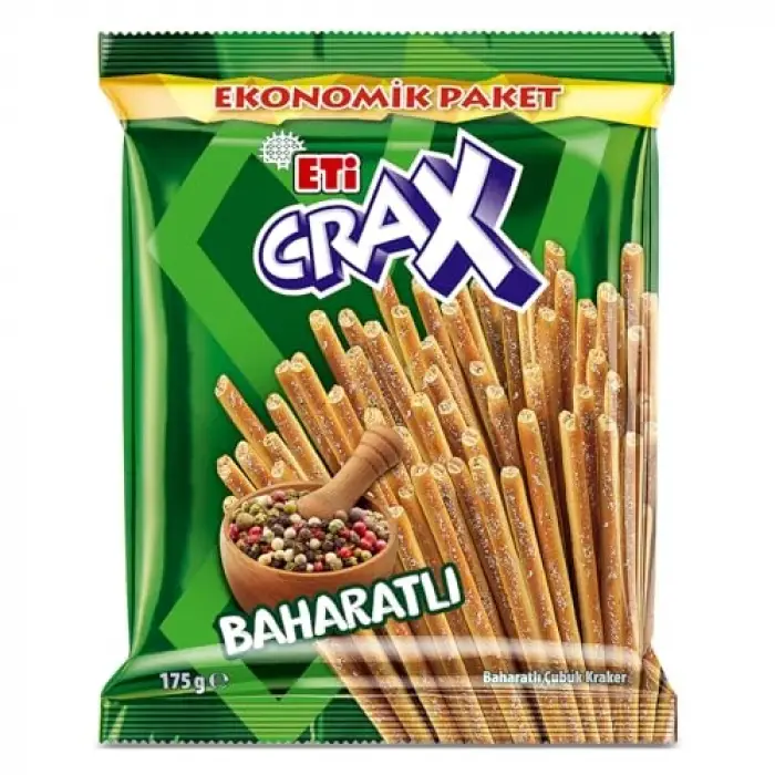 Crax Baharatlı Çubuk Kraker 175 g