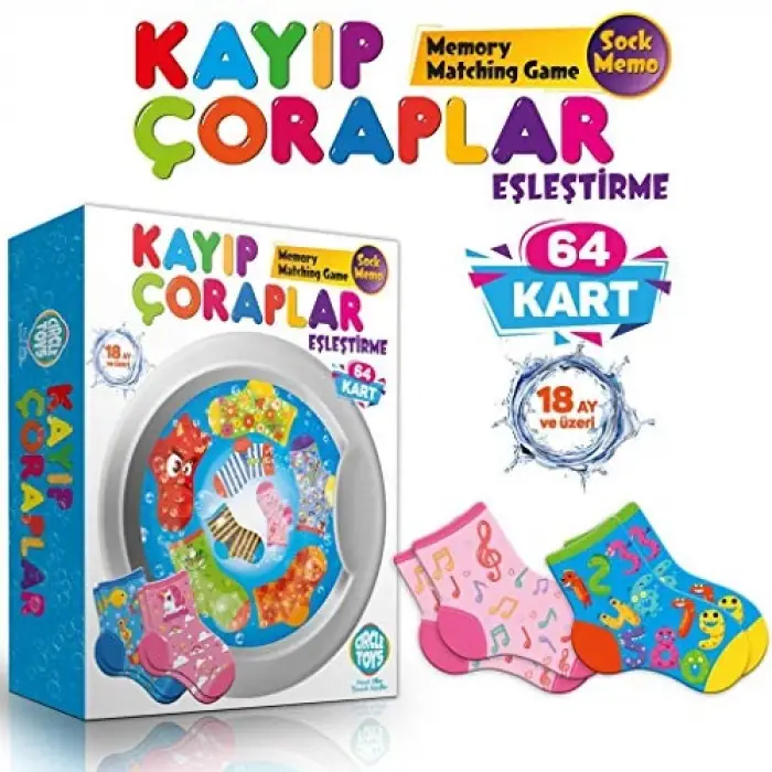 CRCL018 Kayıp Çoraplar, Çok Renkli