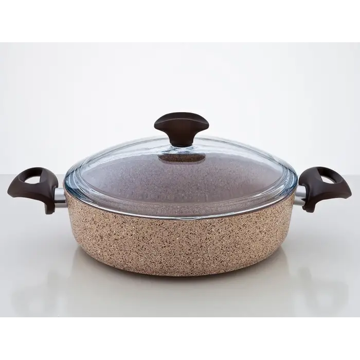 Creamy Granitec 22Cm Kısa Granit Tencere